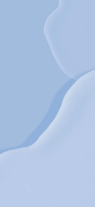 簡約的藍色抽象背景，具有流體形狀和柔和的漸層。