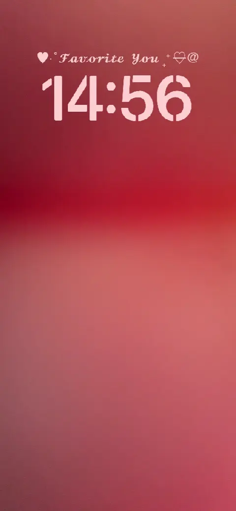 Fondo degradado rojo con texto personalizable para plantilla de fondo de pantalla animado DIY.